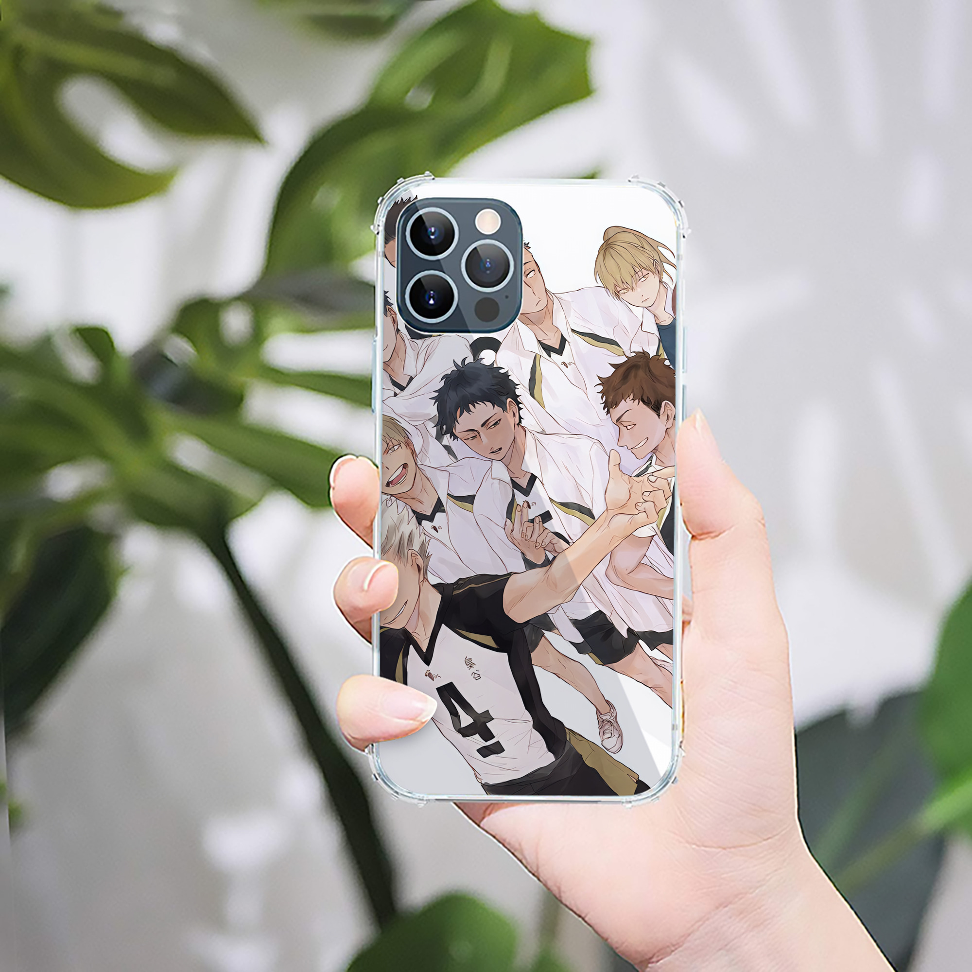 （画像用） ハイキュー!! Haikyu!! 【iPhone 12シリーズ対応】透明スマホケース（クリアソフトケース）
